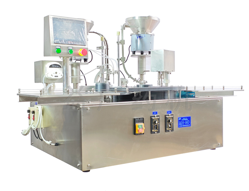 YHGZ-20臺式西林瓶灌裝加塞軋蓋一體機1 YHGZ-20臺式西林瓶灌裝加塞軋蓋一體機1