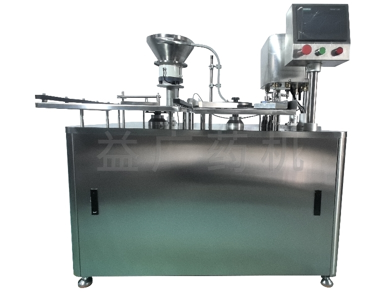 YHZG-60雙頭西林瓶軋蓋機(jī)正前臉 YHZG-60雙頭西林瓶軋蓋機(jī)正前臉